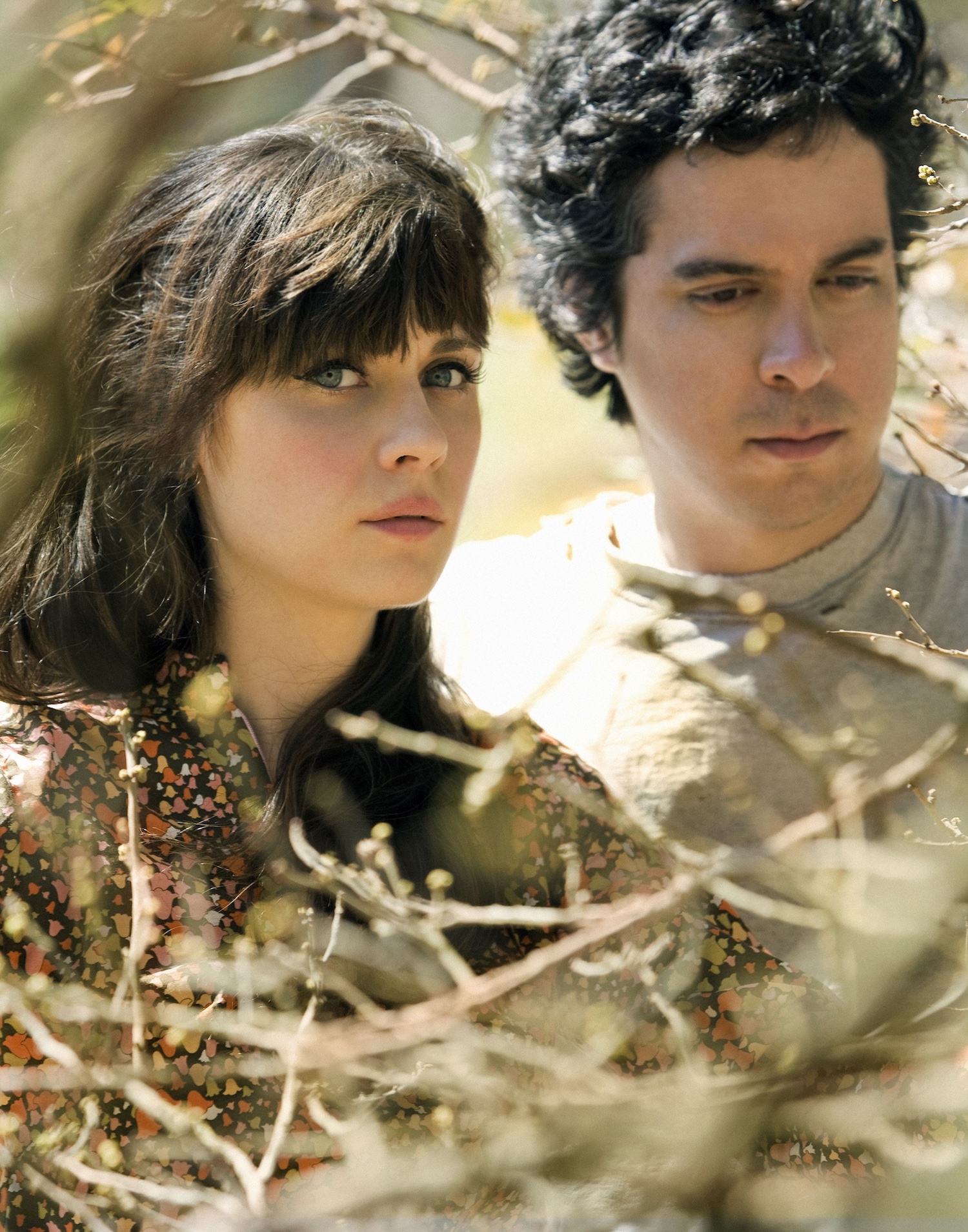 She & Him's Zooey Deschanel and M. Ward
