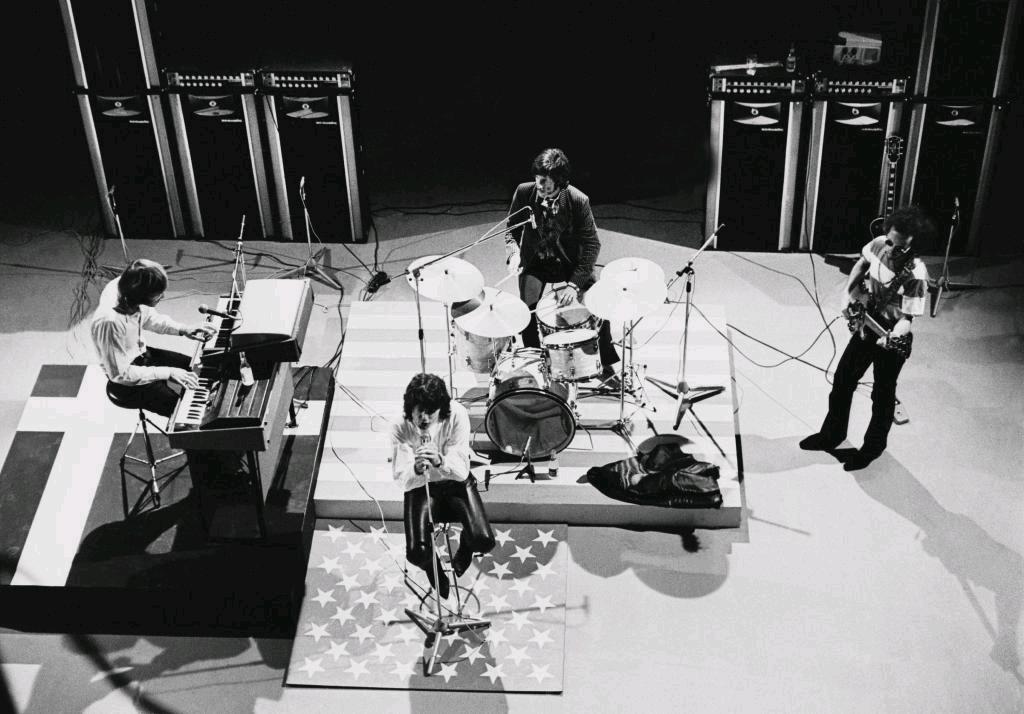 The Doors performing for Danish television in Copenhagen, 1968