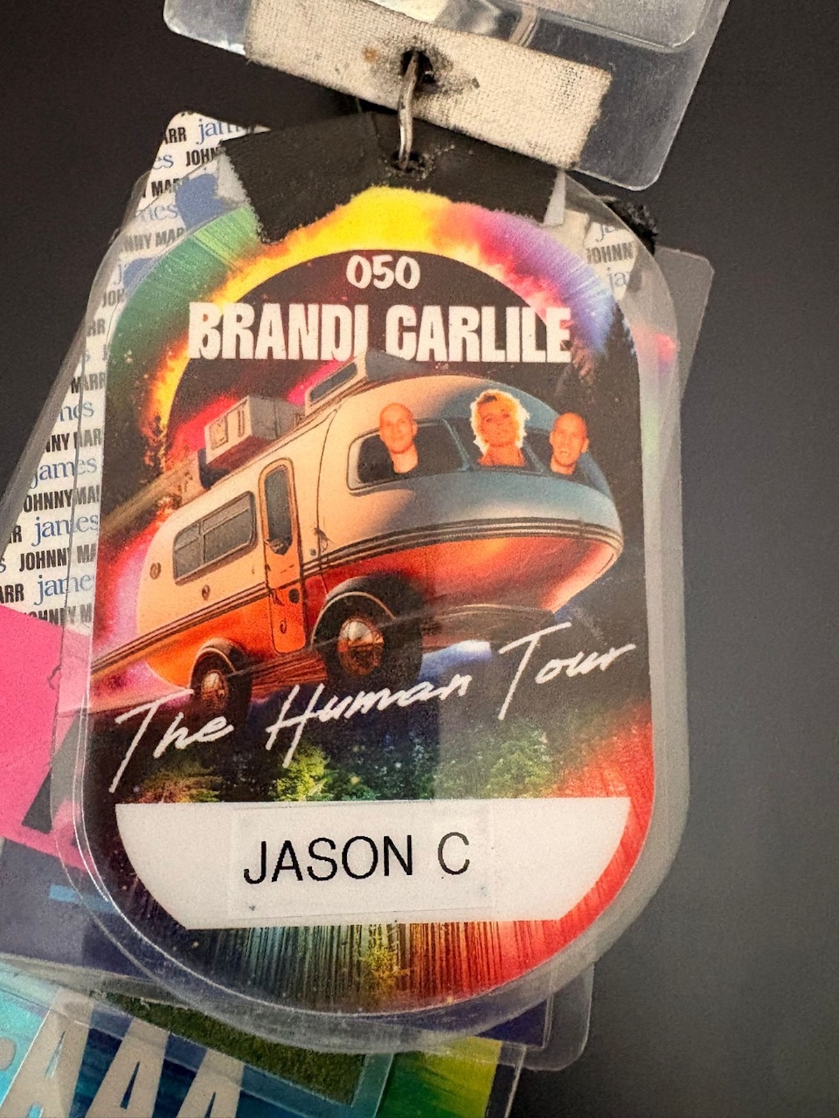 Jason Crisp's ID from Brandi Carlile's The Human Tour