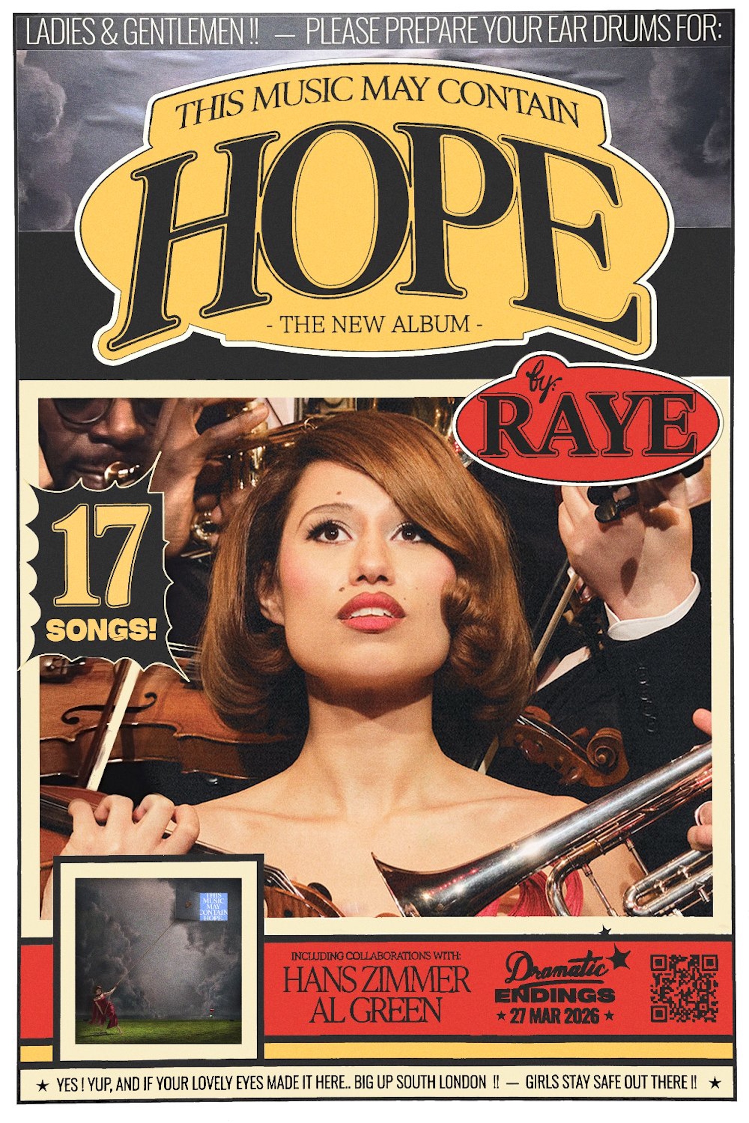 RAYE's LP Poster