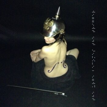 the urge becomes the trigger - cyanotype