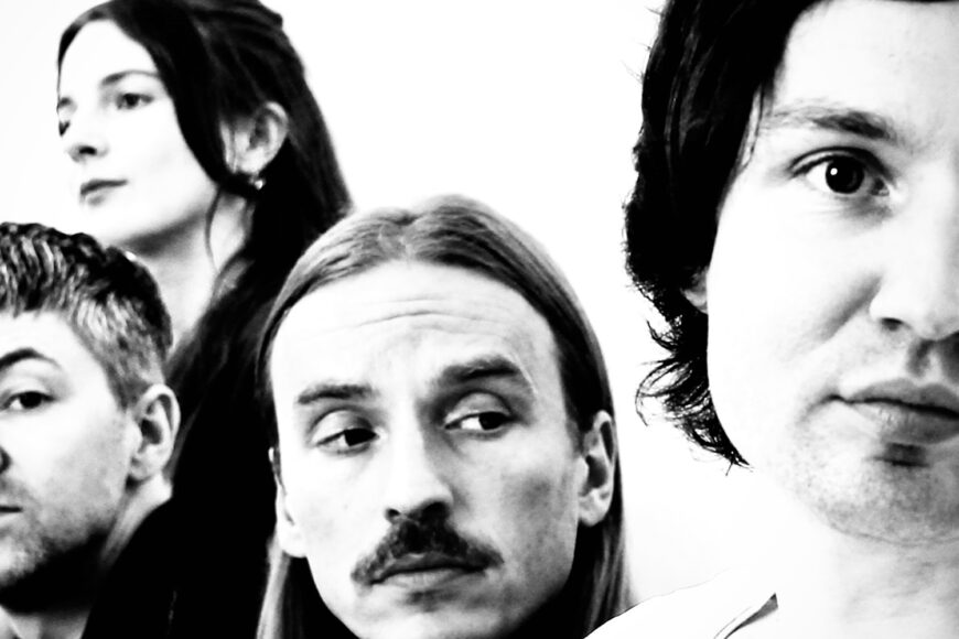 Ferguson Hi-Fi are: Pete Ferguson, Darren McCaughey, Rachel Wilson, and Shaun Hood © Grant Stewart
