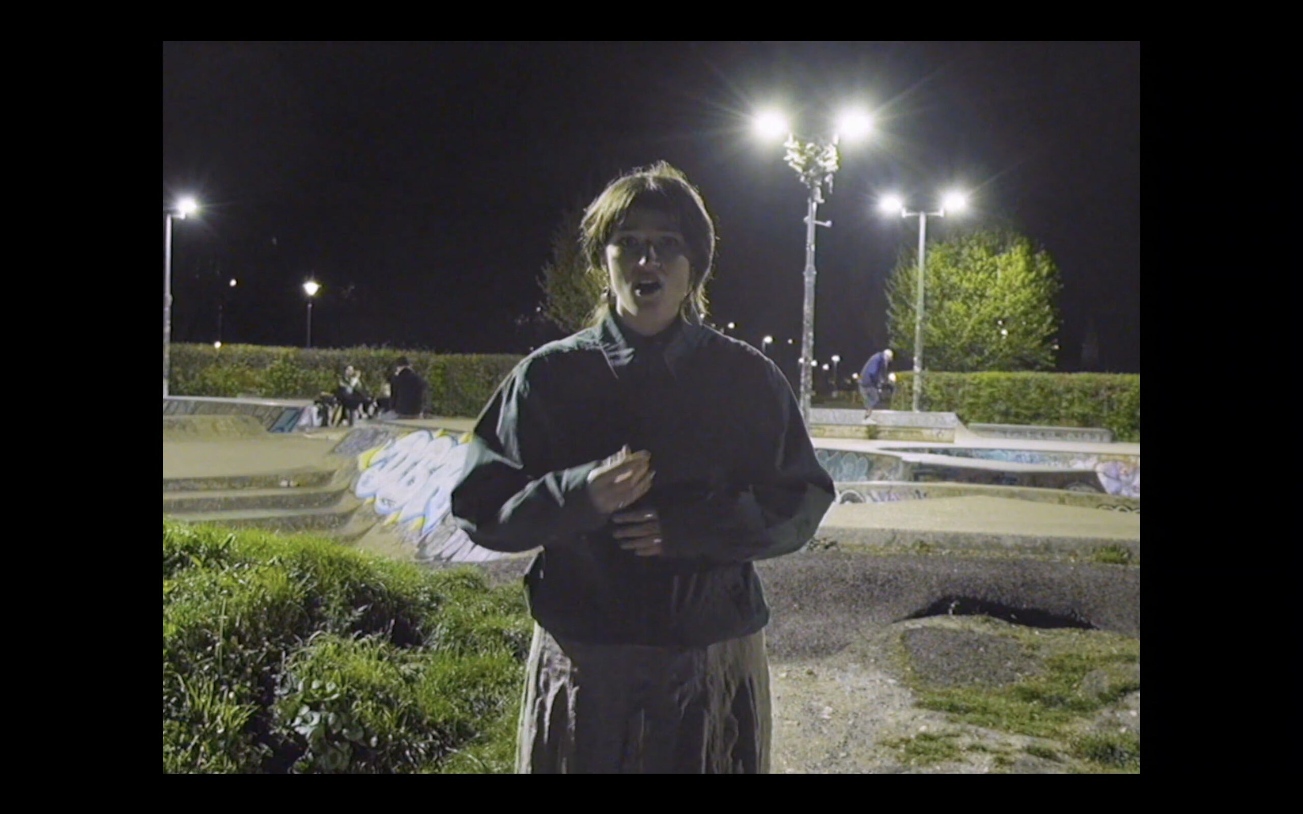 Larlin "Sondheim" music video still