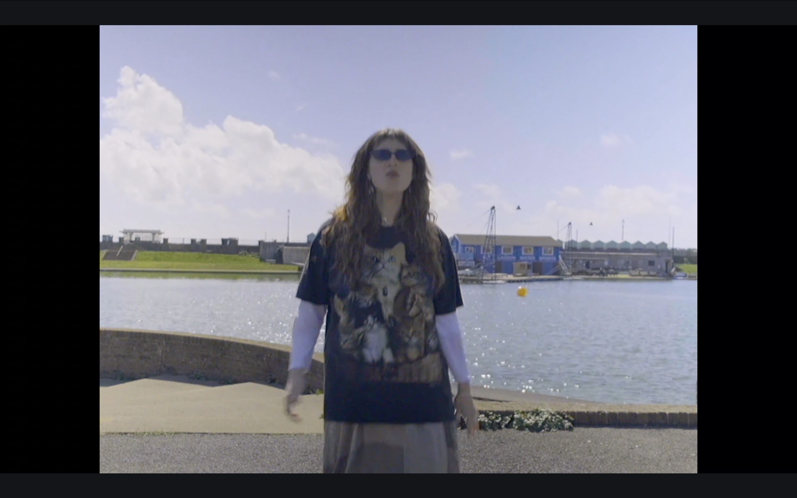 Larlin "Sondheim" music video still