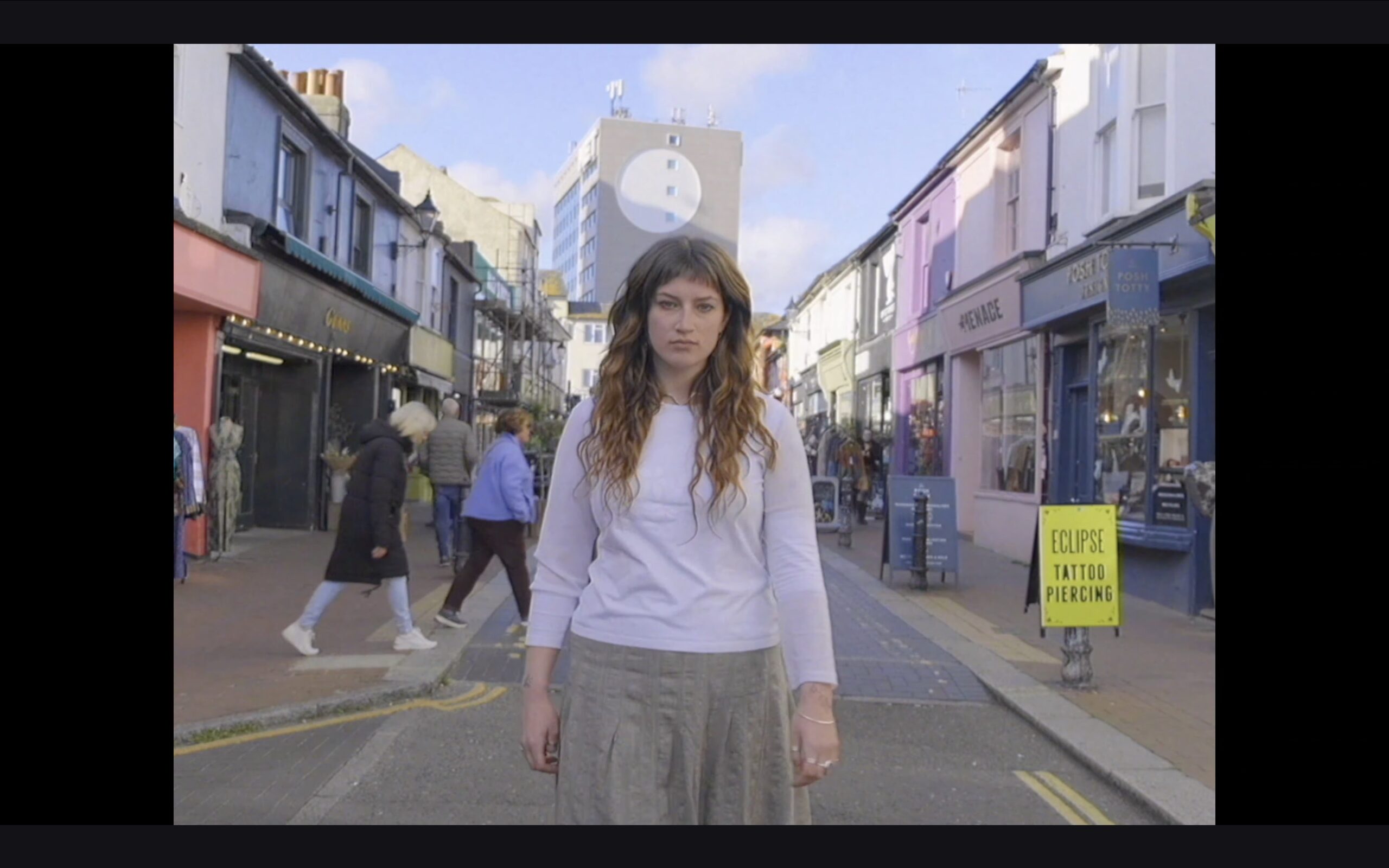Larlin "Sondheim" music video still