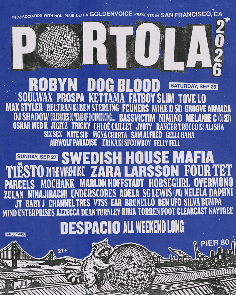 Portola Music Festival's 2026 poster